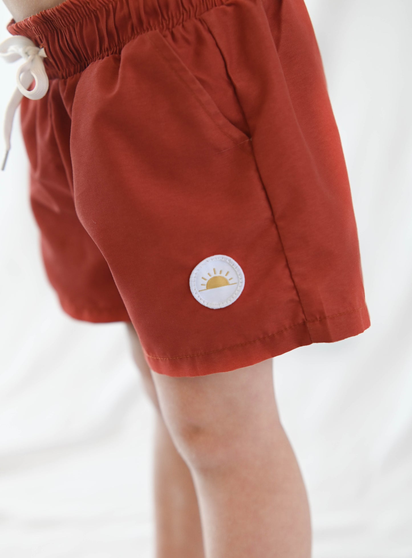 Boy's Boardshort | Cherry Red