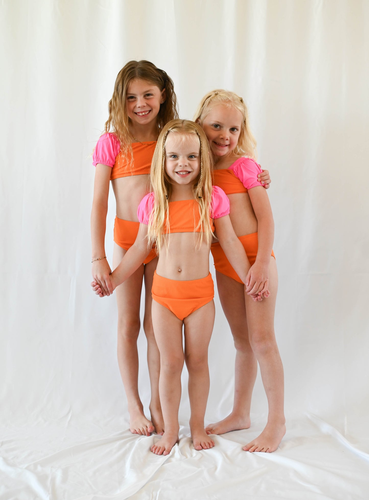 Girl's Sleeved Bikini | Citrus Pop