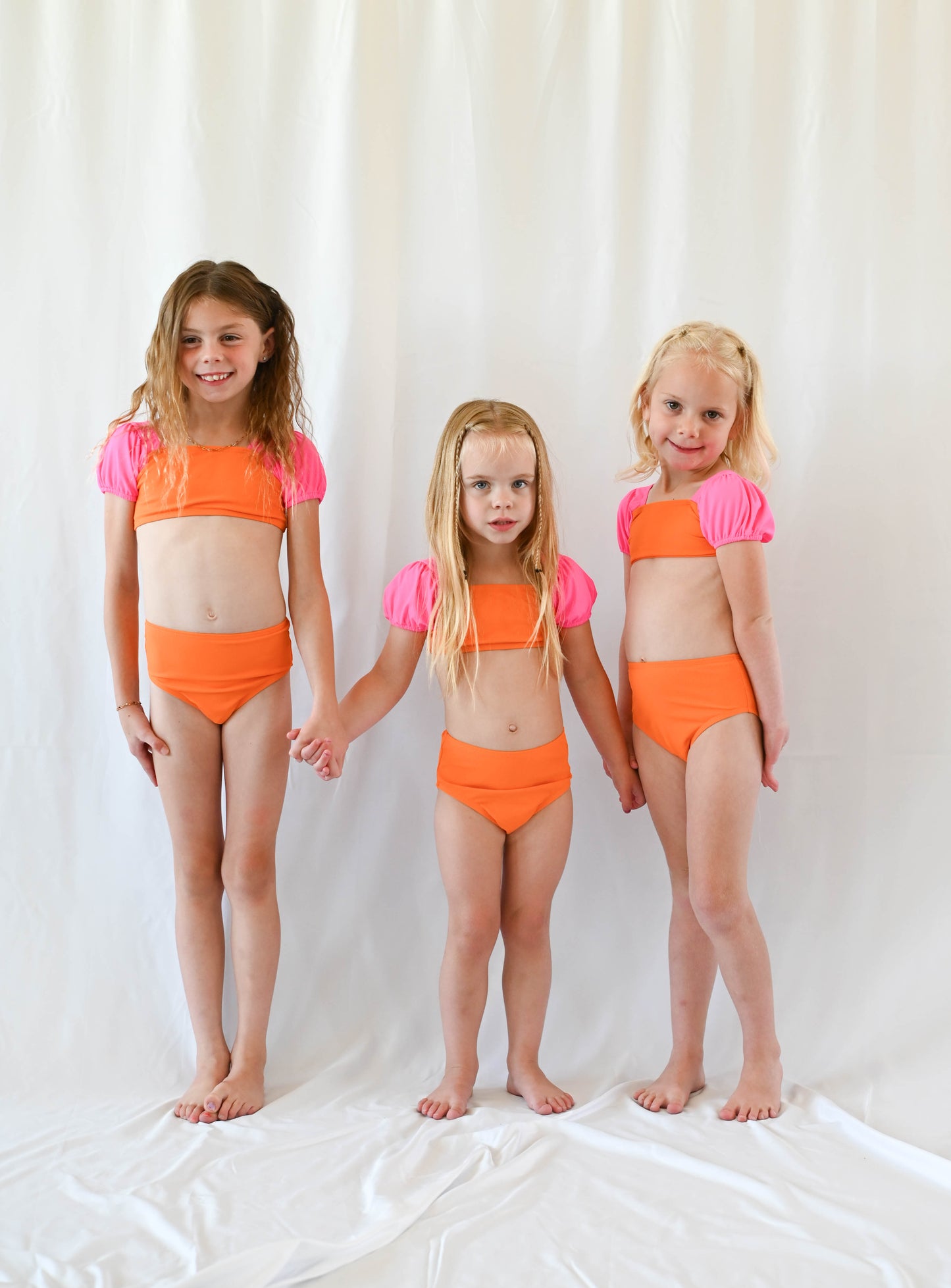Girl's Sleeved Bikini | Citrus Pop