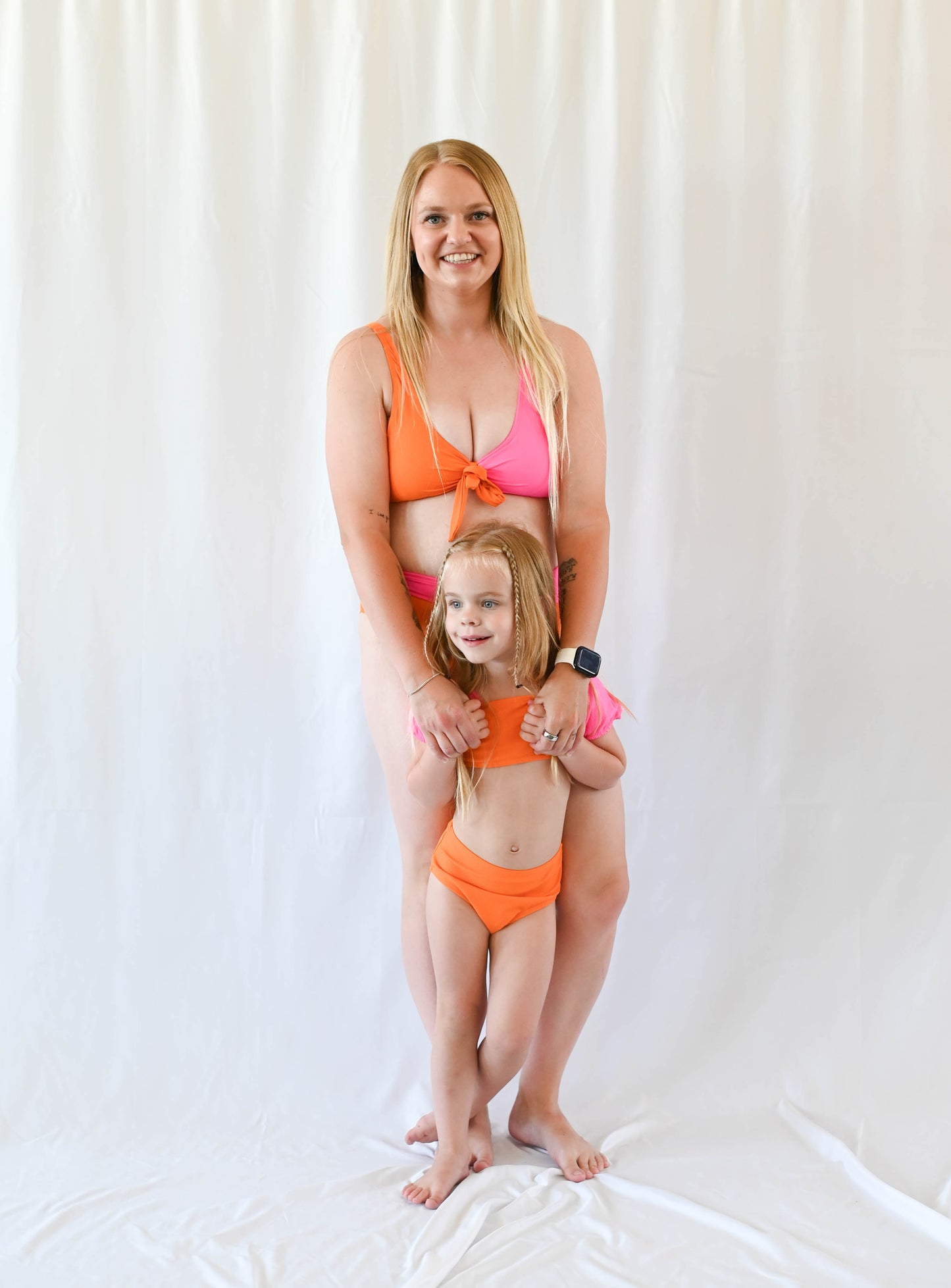 Girl's Sleeved Bikini | Citrus Pop