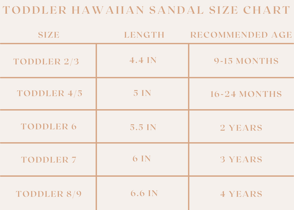 Toddler Hawaiian Sandals