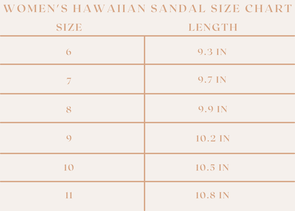 Women's Hawaiian Sandals